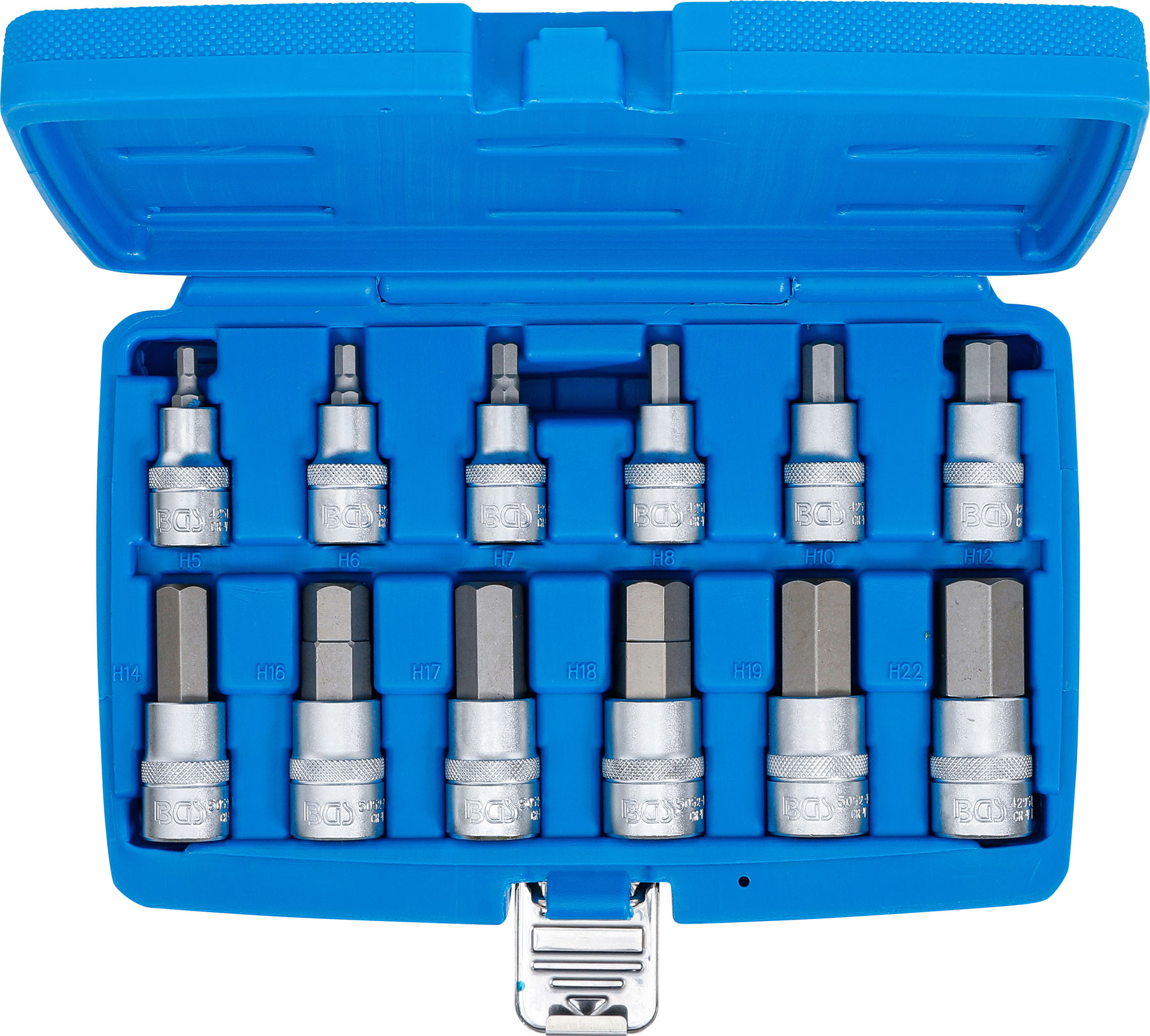 Sada hlavic s bity, imbus, 1/2", 5 - 22 mm - B5052