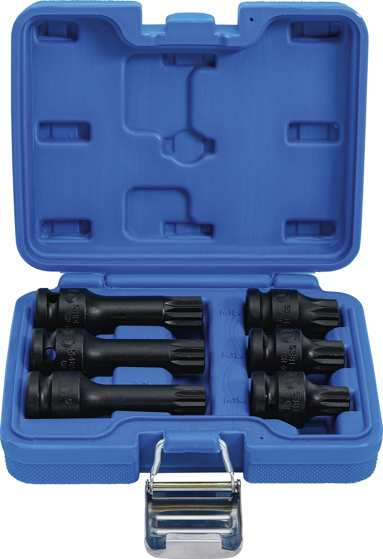 Nástrčné kľúče 1/2", XZN, M14-M18, 6 ks - B5380