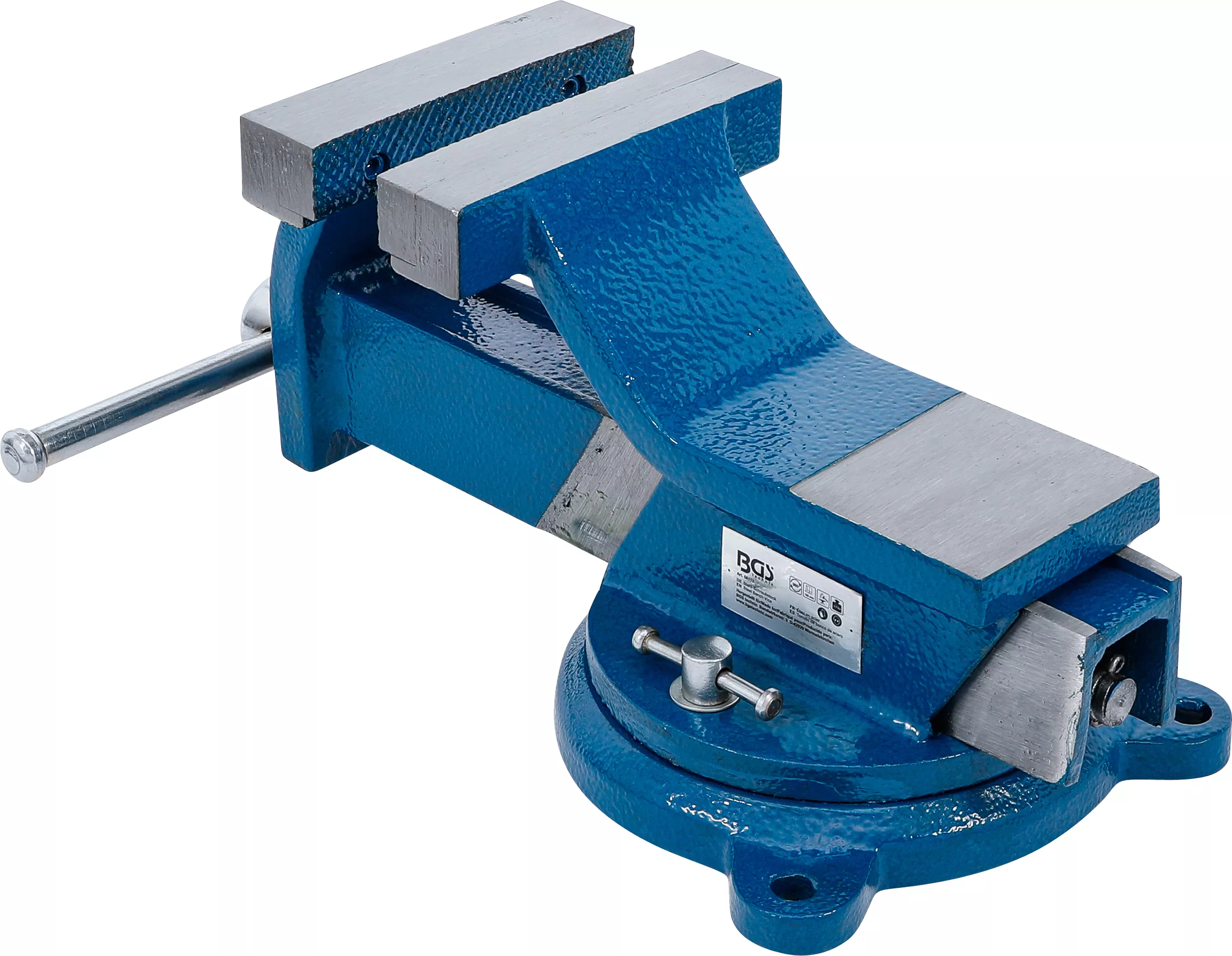 Paralelní svěrák BGS, kovaný, otočný, 125 mm, 10,6 kg - B58112