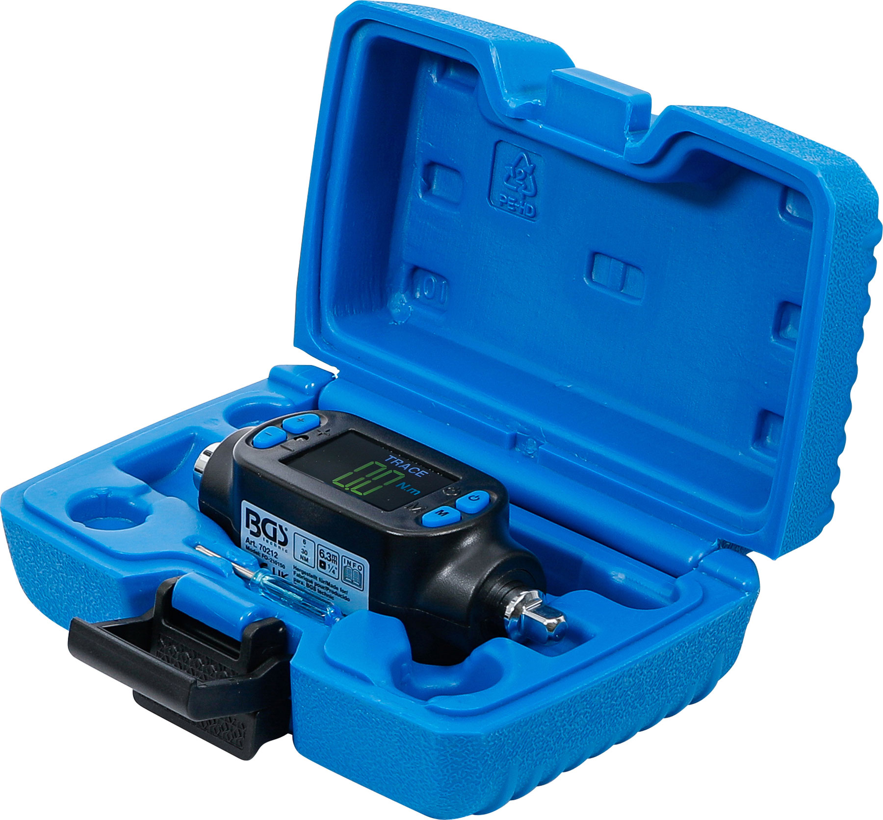 Digitálny momentový adaptér 1/4", 6 - 30 Nm - B70212