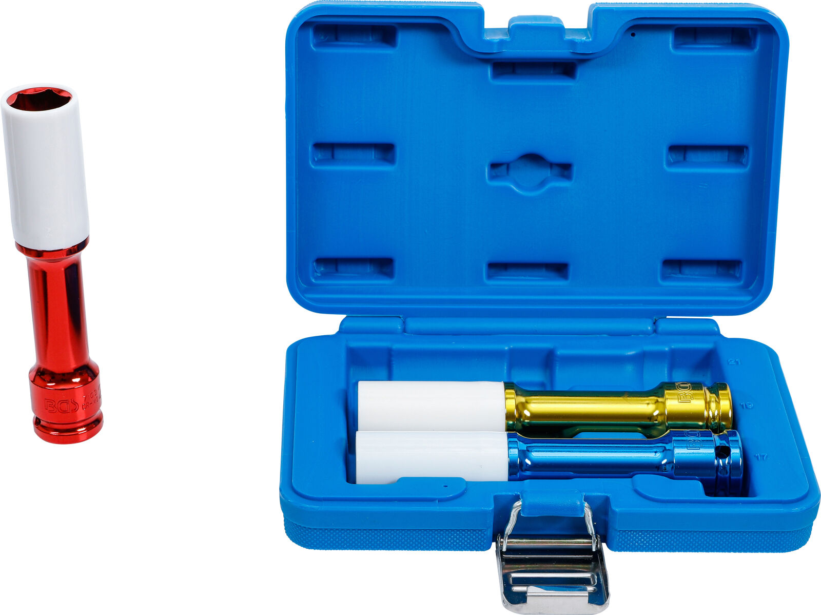 Sada nástrčných klíčů na ALU kola, prodloužené, 1/2", 3 ks - B7100