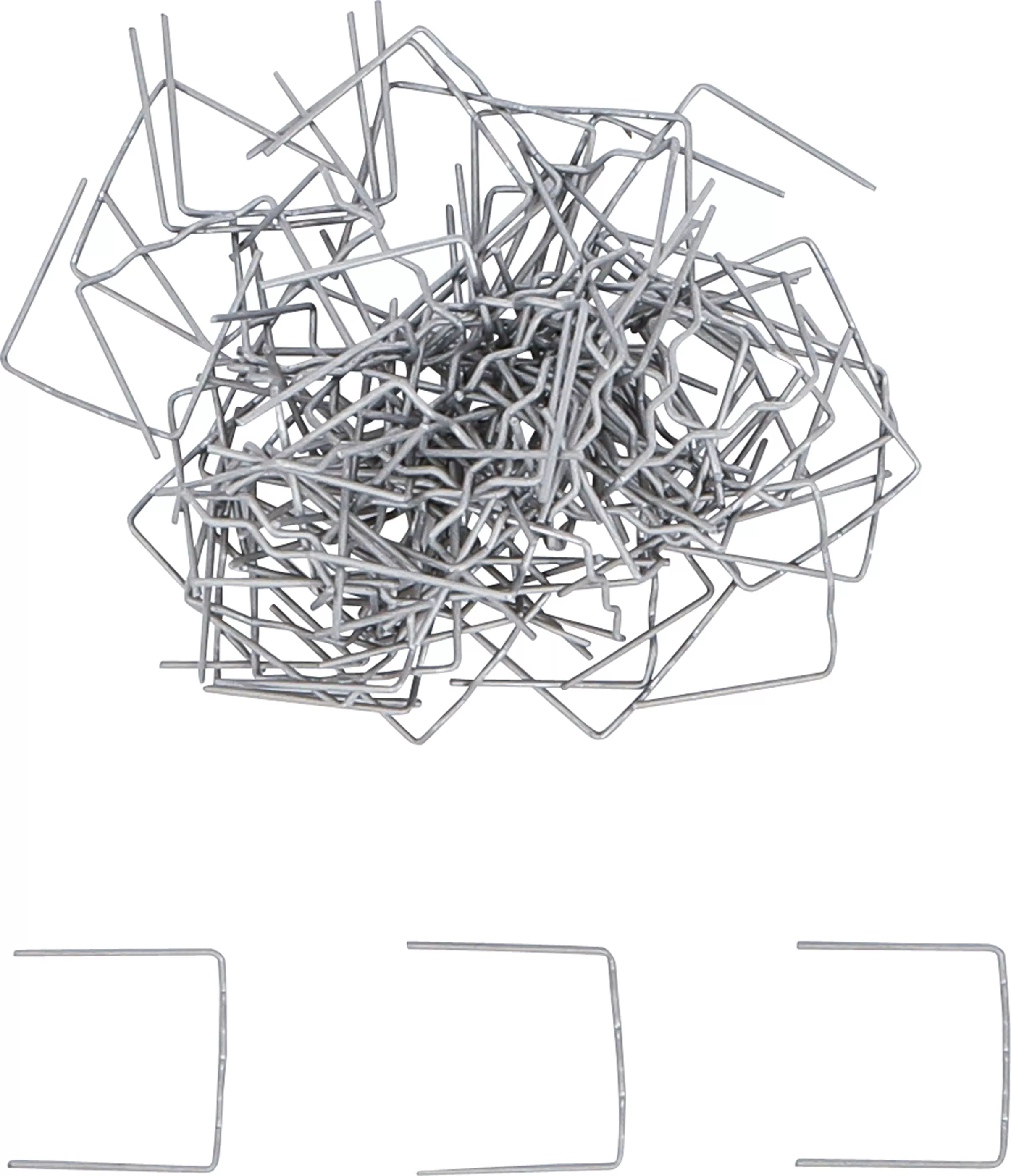 Sponky na opravu plastů, typ U, 0,6 mm, 100 ks - B73350