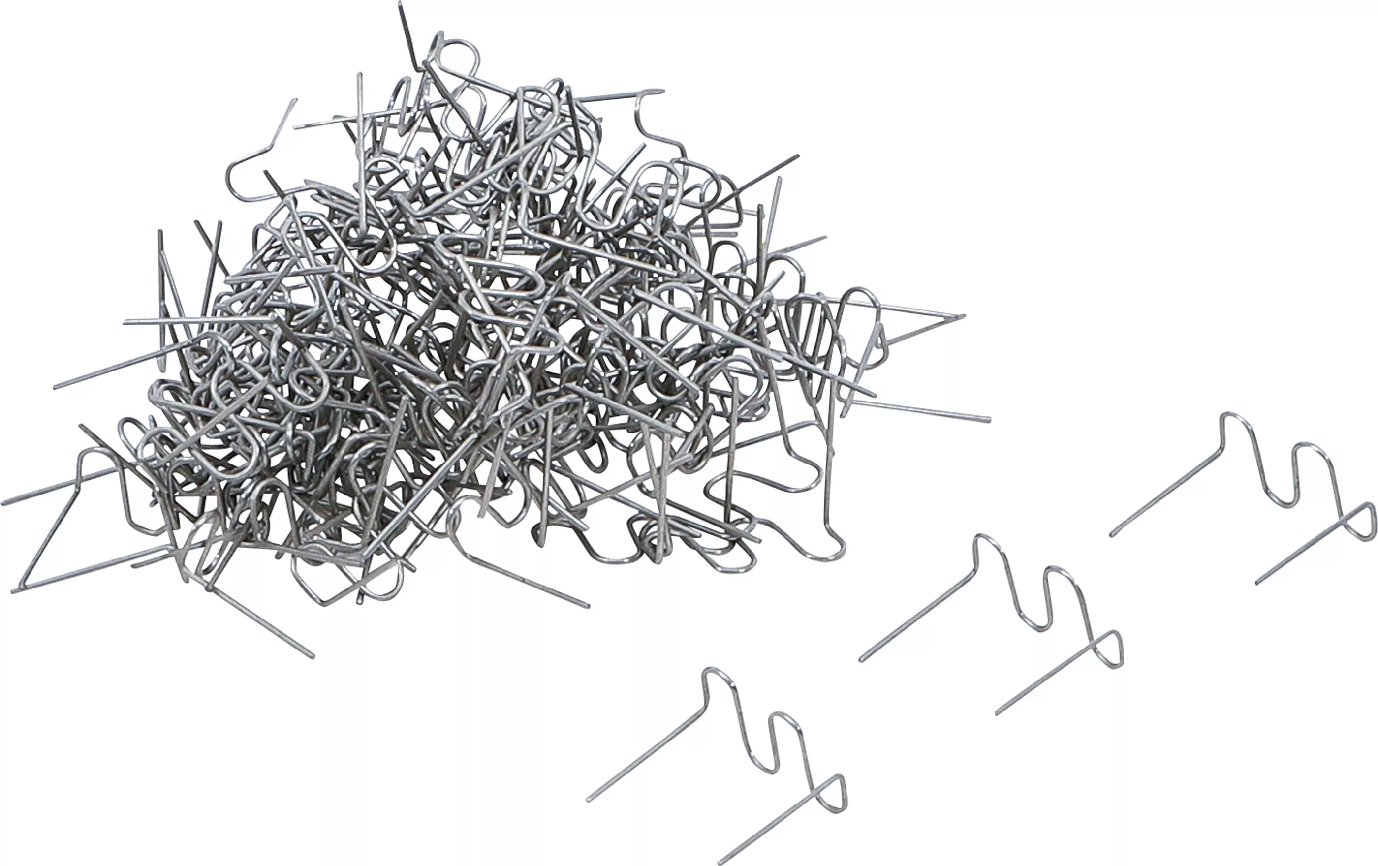 Sponky na opravu plastov, typ S, 0,6 mm, 100 ks - B73352