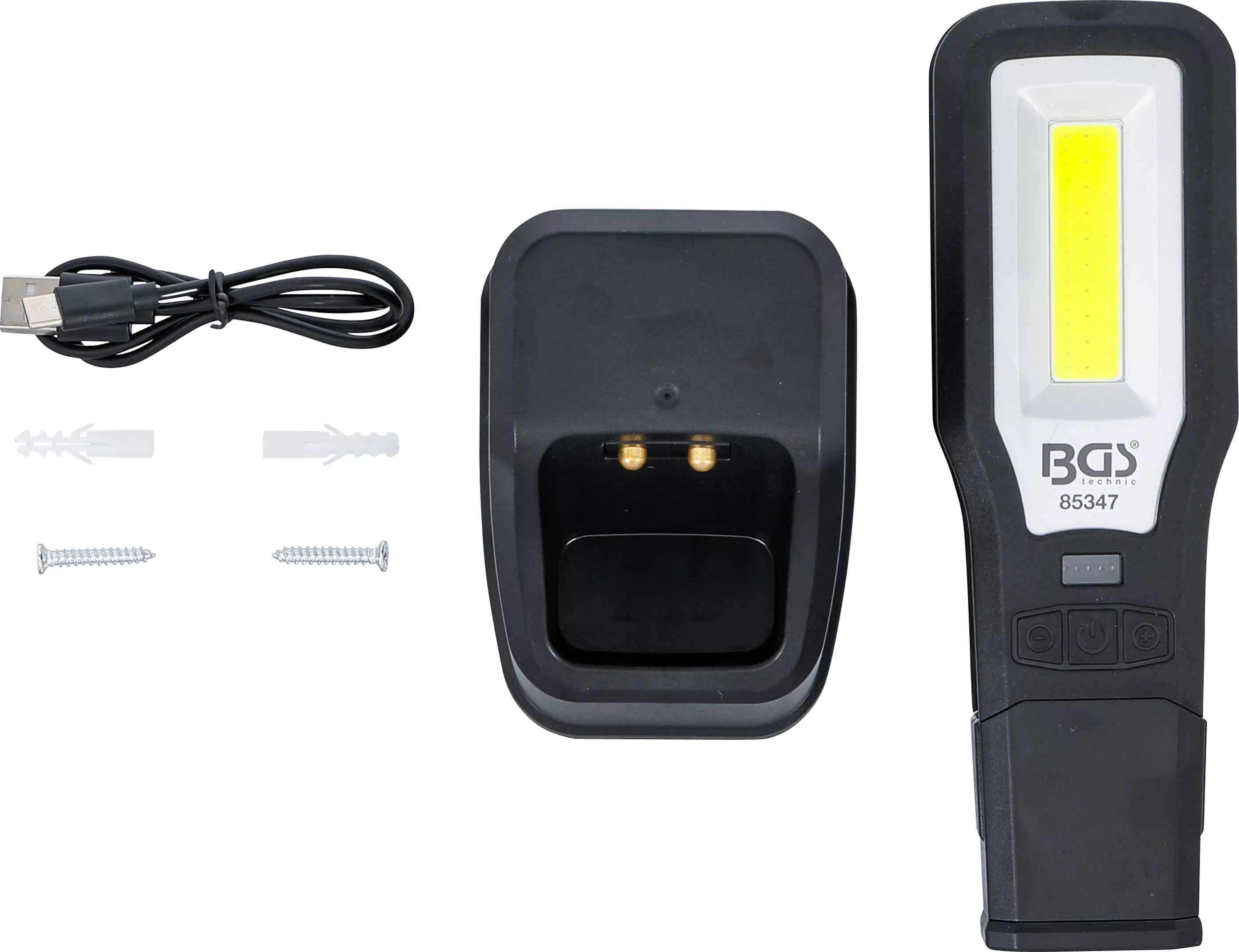Pracovné COB LED svietidlo, sklopné, 10 W - B85347