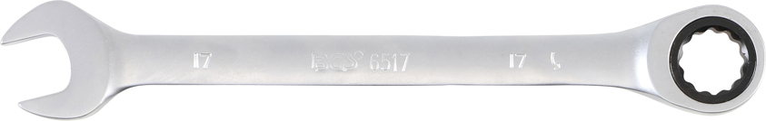 Očkoplochý ráčnový klíč, 17 mm - B6517