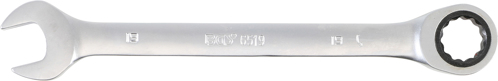 Očkoplochý ráčnový klíč, 19 mm - B6519
