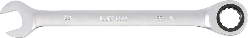 Očkoplochý ráčnový klíč, 22 mm - B6522
