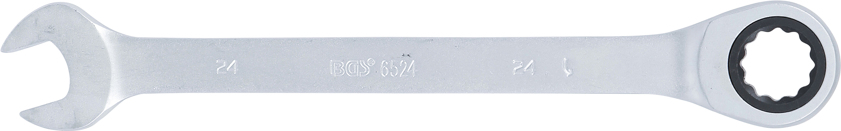 Očkoplochý ráčnový klíč, 24 mm - B6524