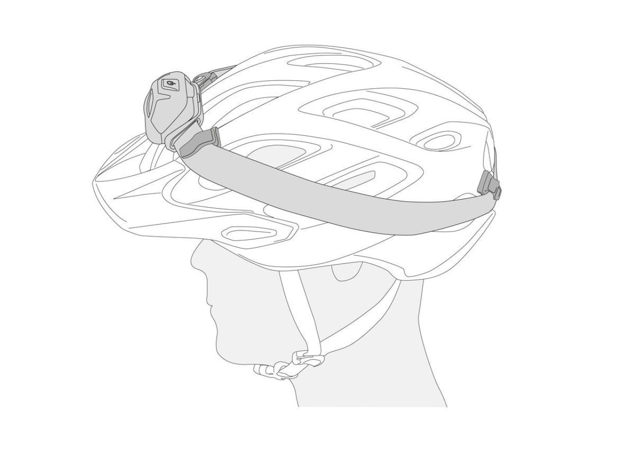 Klipy k přichycení čelovky PETZL na přilbu UNI ADAPT, 4 ks - E000BA00