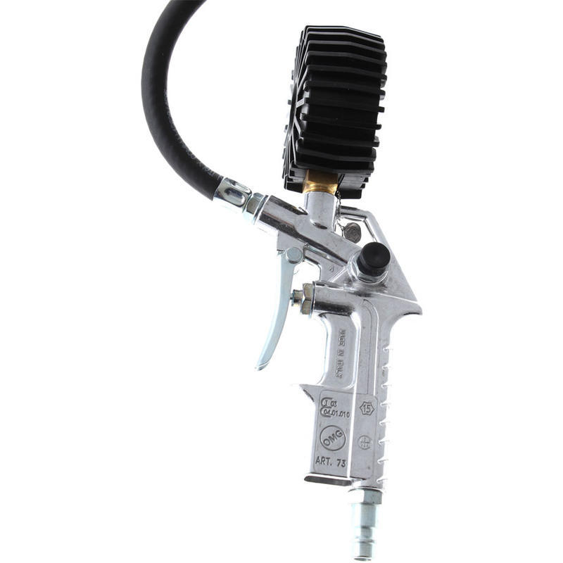 Hustič pneu s manometrom OMG73, 0-10 bar - F10245