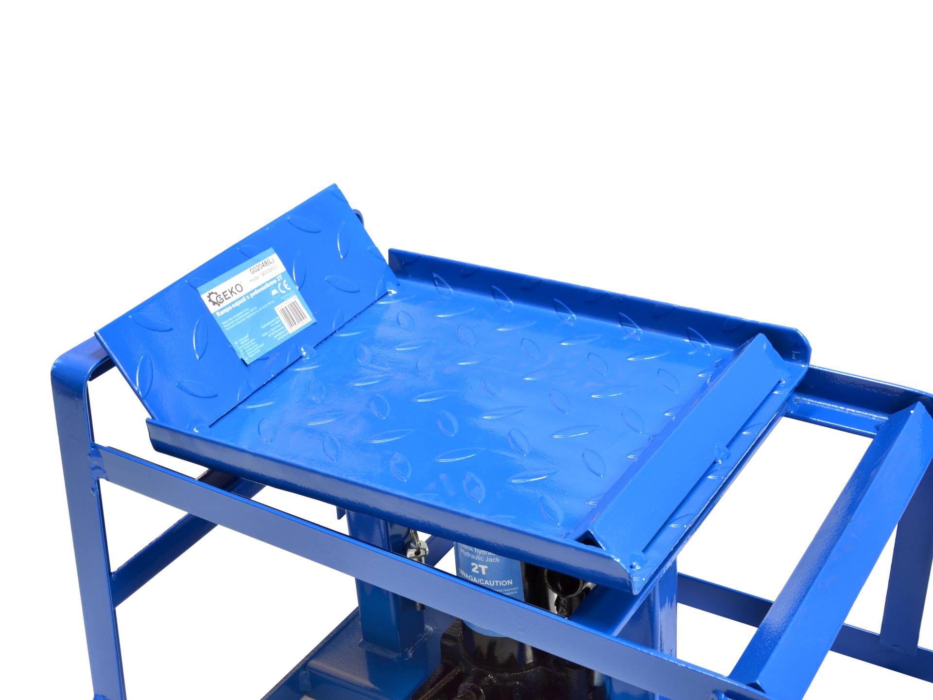 Nájazdové rampy s hydraulickým zdvihákom, pár - 2 t - G02048