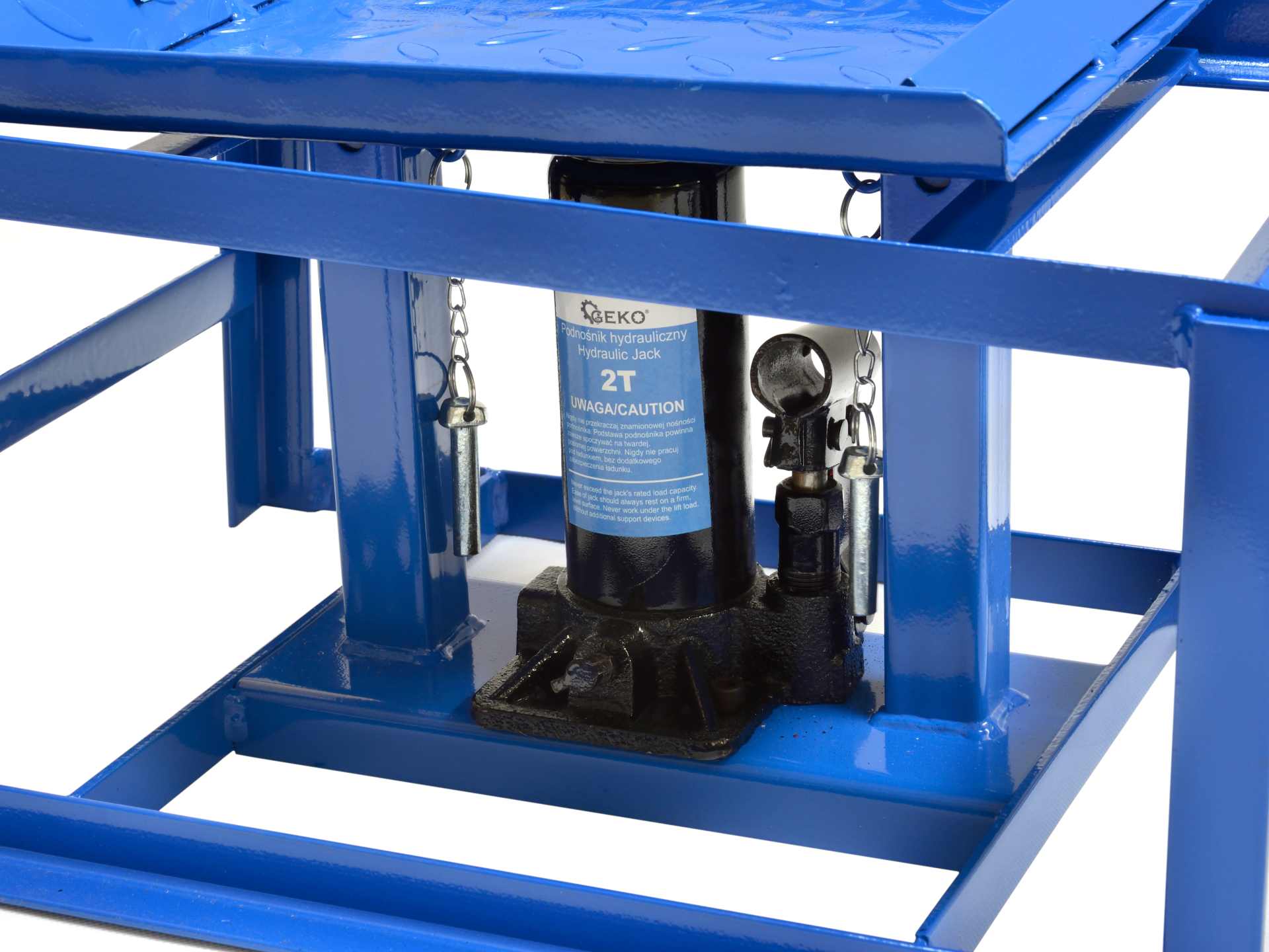 Nájazdové rampy s hydraulickým zdvihákom, pár - 2 t - G02048