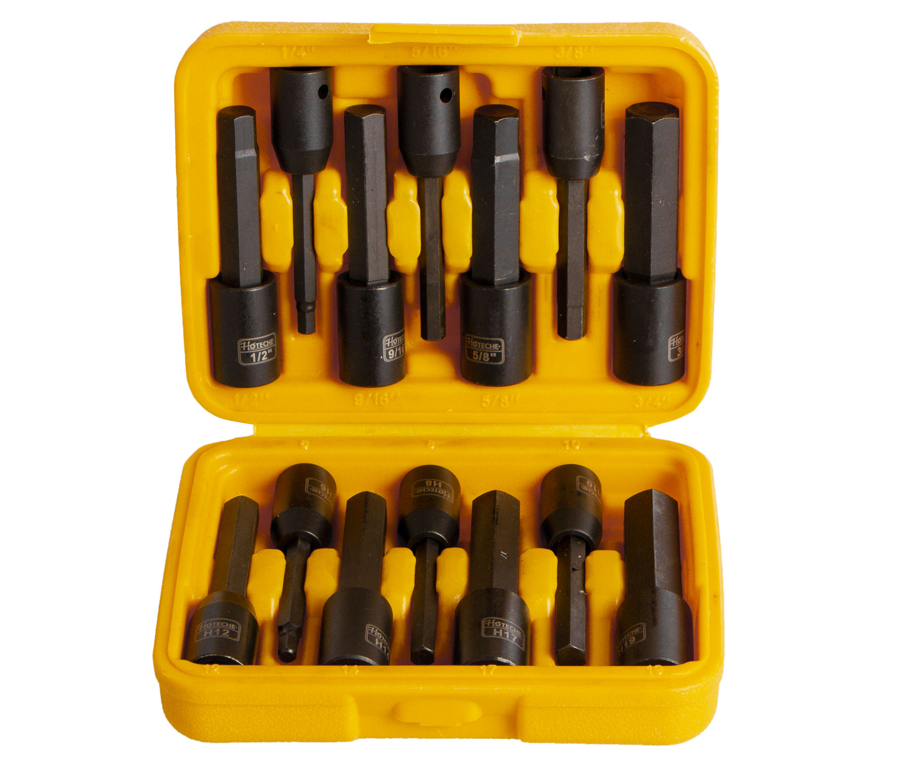 Súprava nástrčných kľúčov HEX, 1/2", 14 ks - HT206202