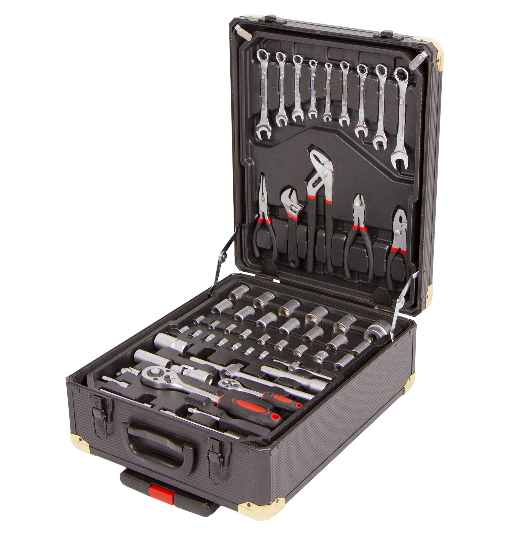 Súprava náradia, Gola súprava 1/2" a 1/4" - 428 ks - HT494003
