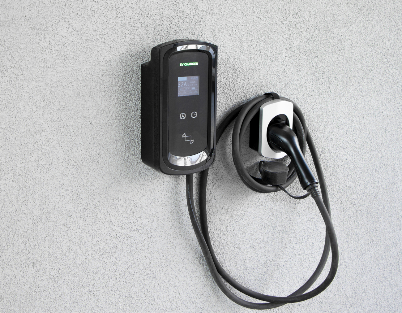 Nástenná nabíjacia stanica pre elektromobily, 230 V, 7 kW - NC7kW