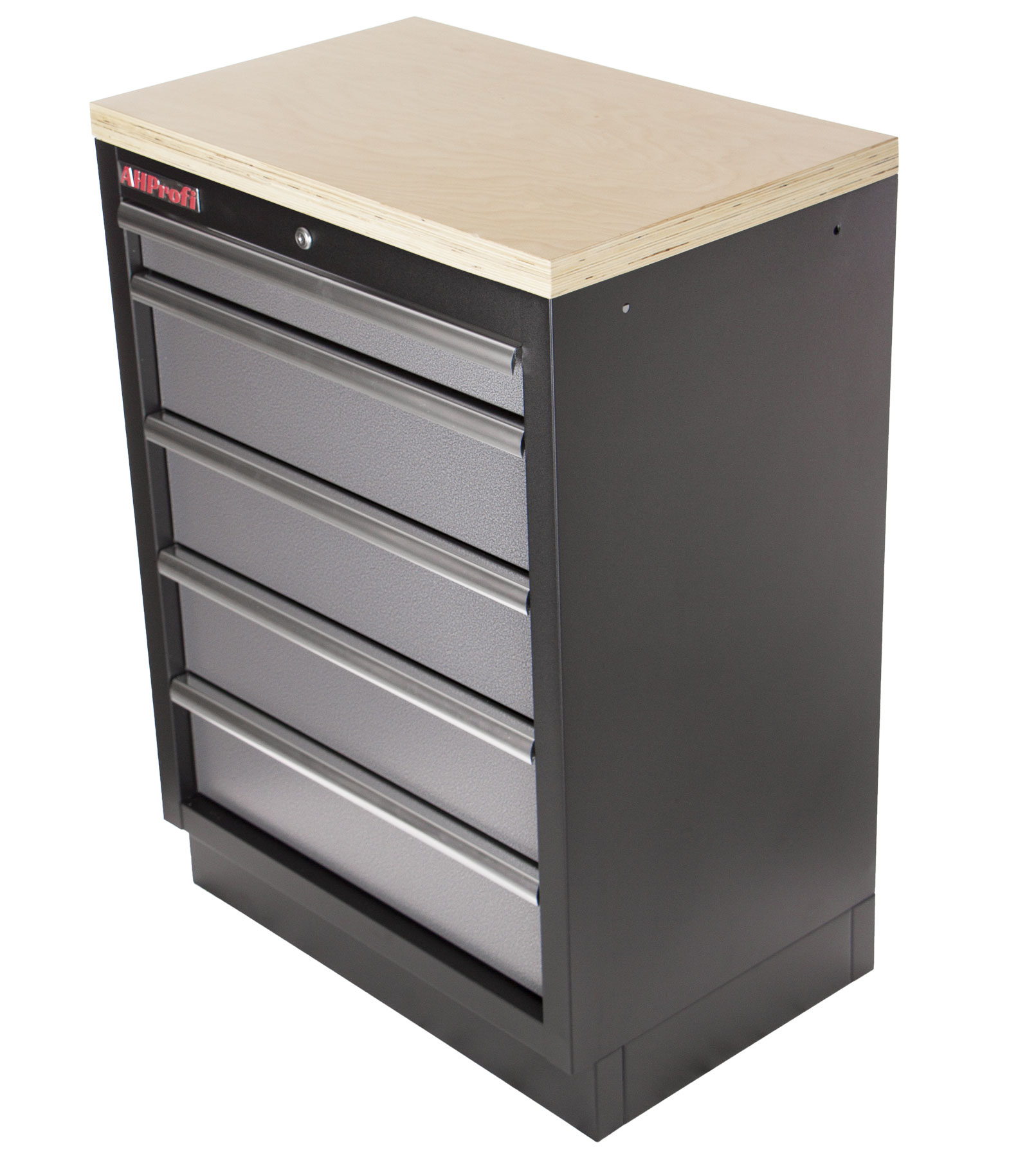 Celokovová dielenská skrinka PROFI s 5-timi šuplíkmi 680x458x910 mm - TGC1305