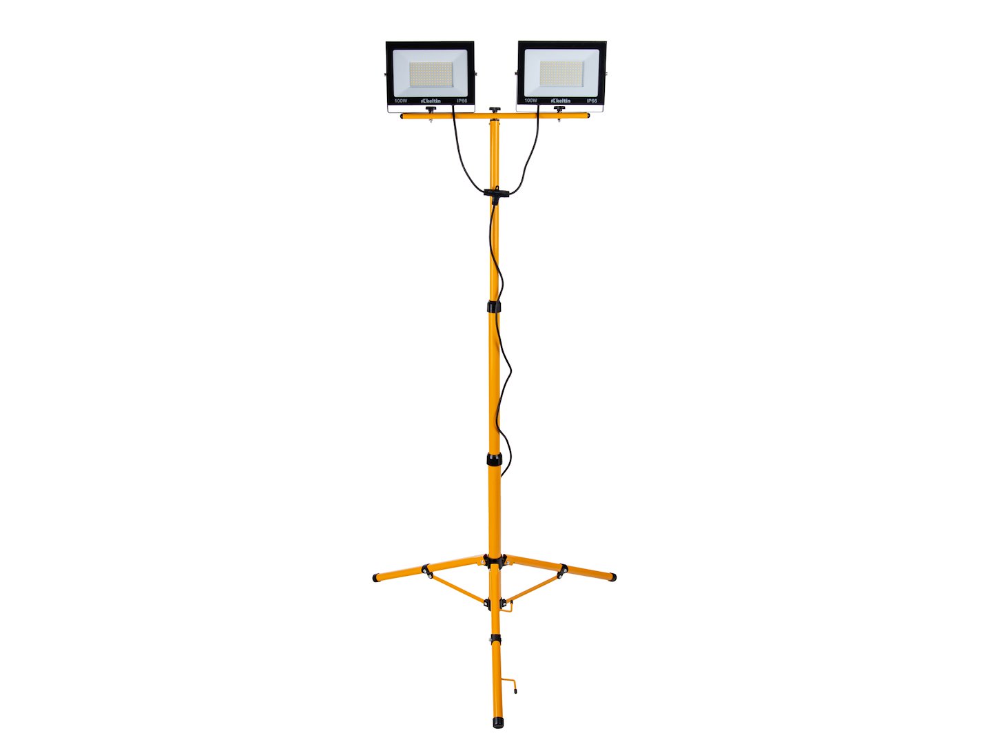 LED reflektor 2x100 W s teleskopickým stativem, bílá 4500K - K02051