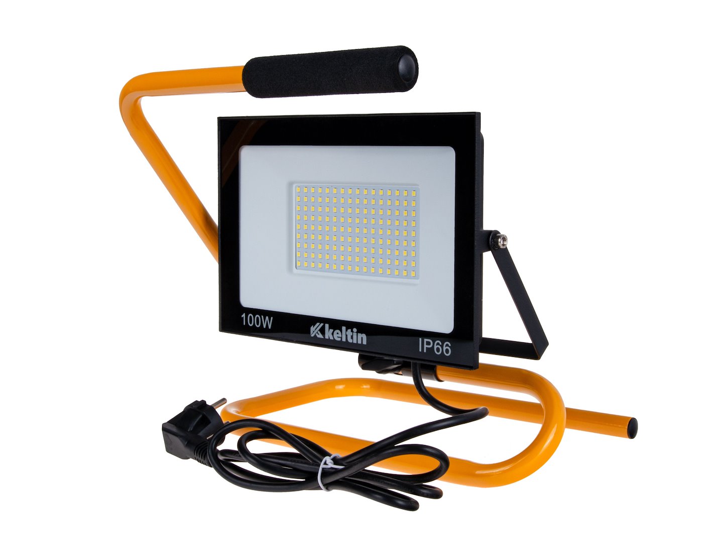 LED reflektor 100 W se stavebním stativem, bílá 4500K - K02057