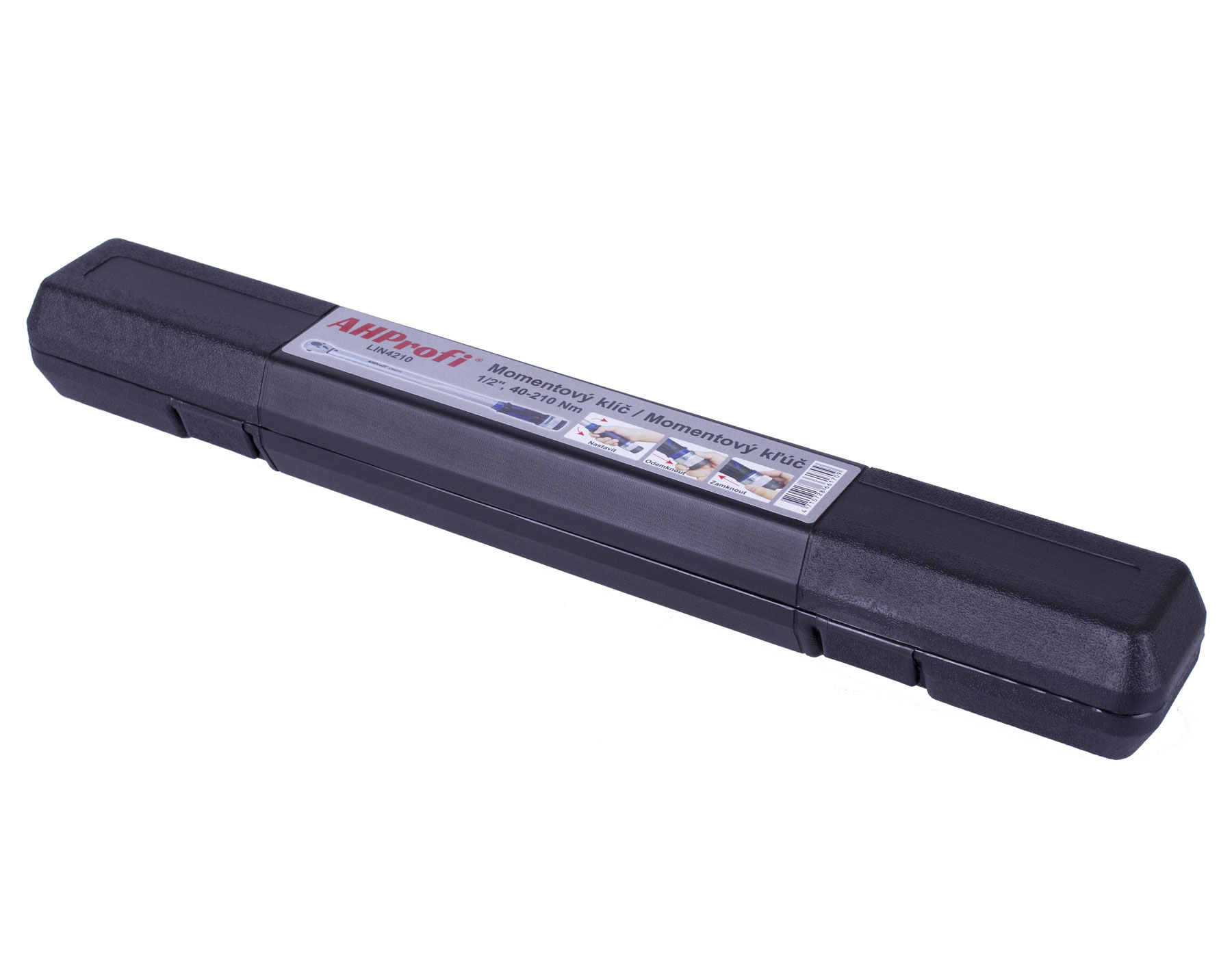 Momentový kľúč Exclusive s certifikáciou - 1/2", 40-210 Nm - LIN4210