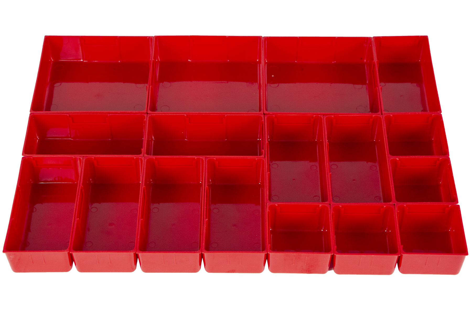 Plastové boxy do zásuviek, 17 ks - LT07