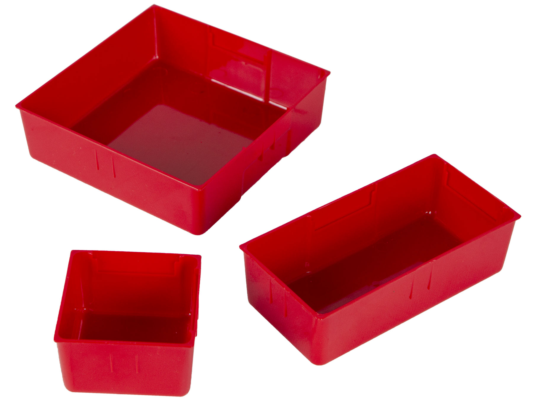 Plastové boxy do zásuviek, 17 ks - LT07
