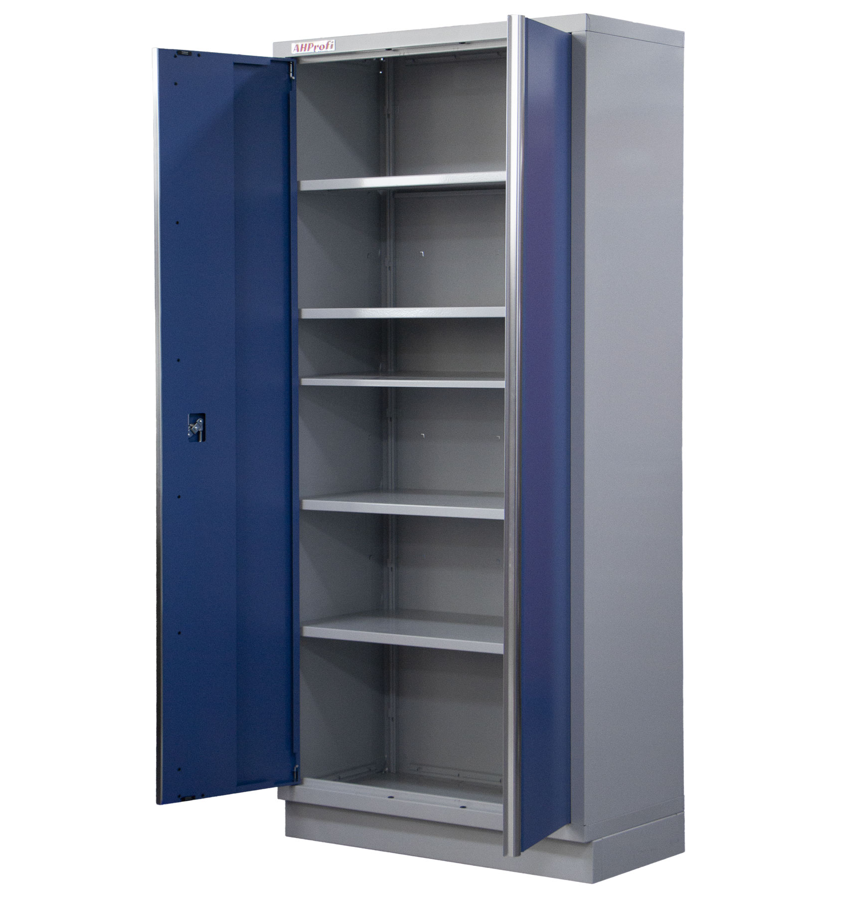 Celokovová široká dielenská skriňa PROFI BLUE 915x458x2000 mm - MTGB1336