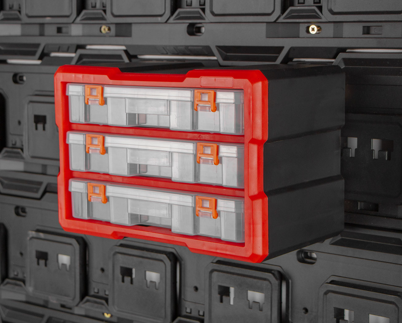 Plastový organizér, 3 boxy - MW7013