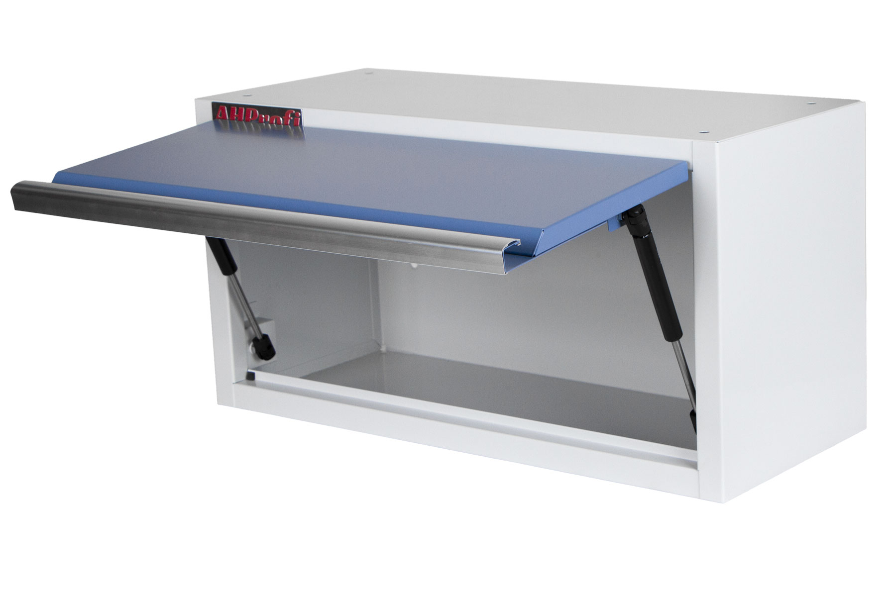 Celokovová závesná skrinka PROFI BLUE s výklopnými dvierkami 680x281x350 mm - MWGB1326