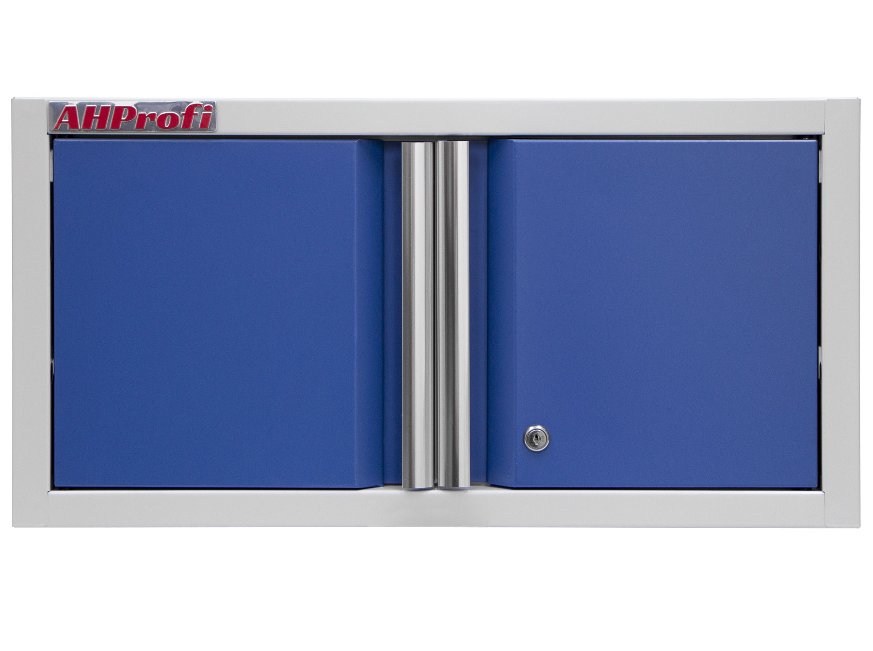 Celokovová dvoukřídlá závěsná skříňka PROFI BLUE 680x350x281 mm - MWGB1326C