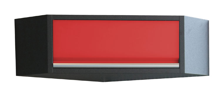 Rohová závěsná skříňka PROFI RED s výklopem - RWGB1334