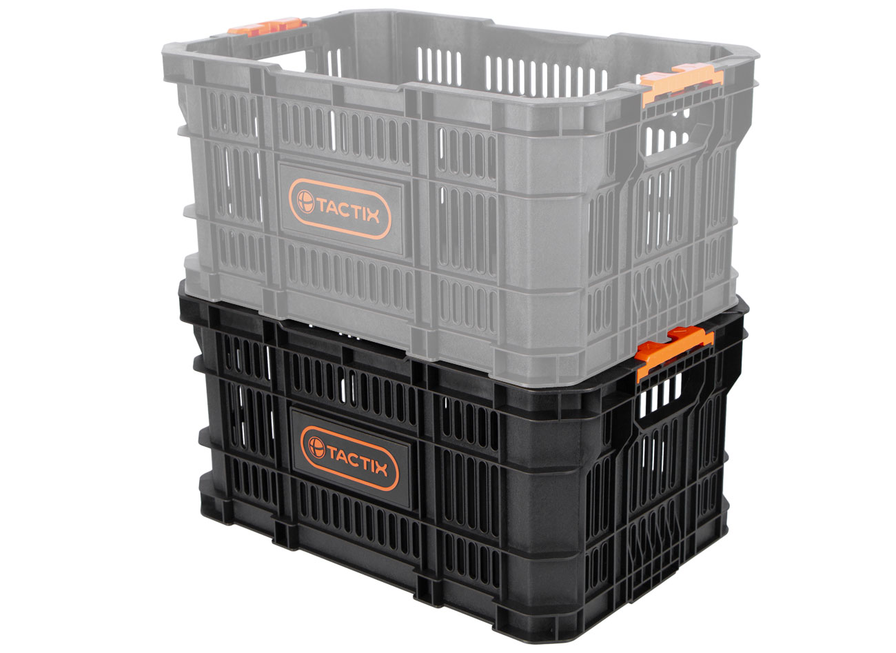 Plastový koš na nářadí Tactix, 526 x 344 x 253 mm - TC320370