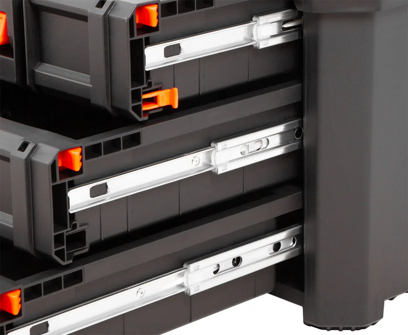 Vodotěsný plastový box na nářadí Tactix LOAD UP, 3 zásuvky - TC320423