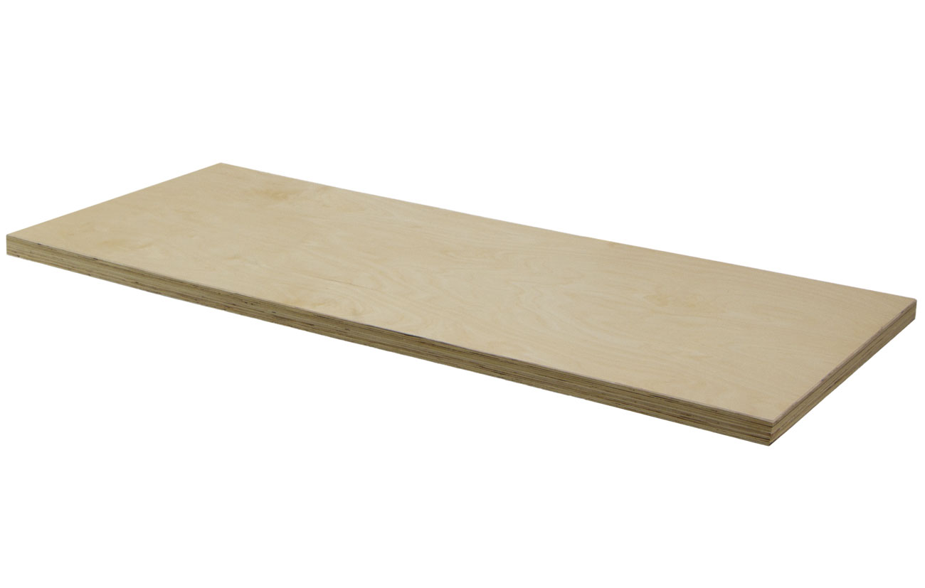 Dřevěná pracovní deska PROFI, hluboká, 1361 x 615 x 38 mm - TGW53D