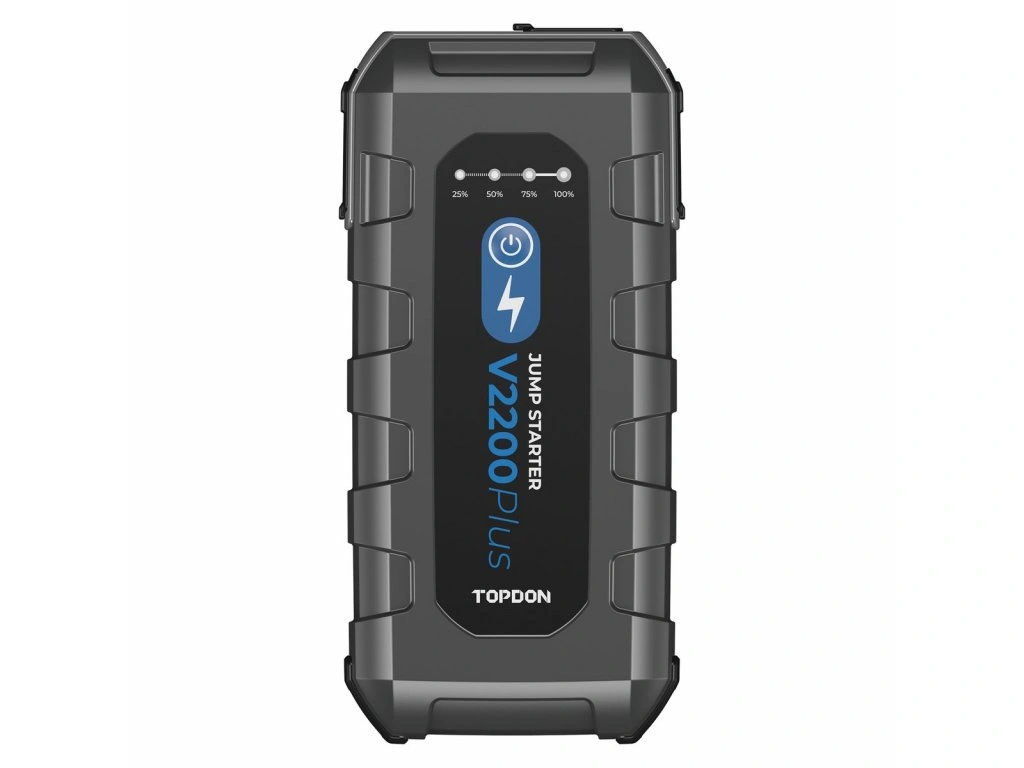 Startovací zdroj a tester baterií 2v1 TOPDON V2200Plus, 16 000 mAh