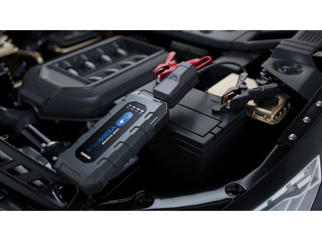 Startovací zdroj a tester baterií 2v1 TOPDON V2200Plus, 16 000 mAh