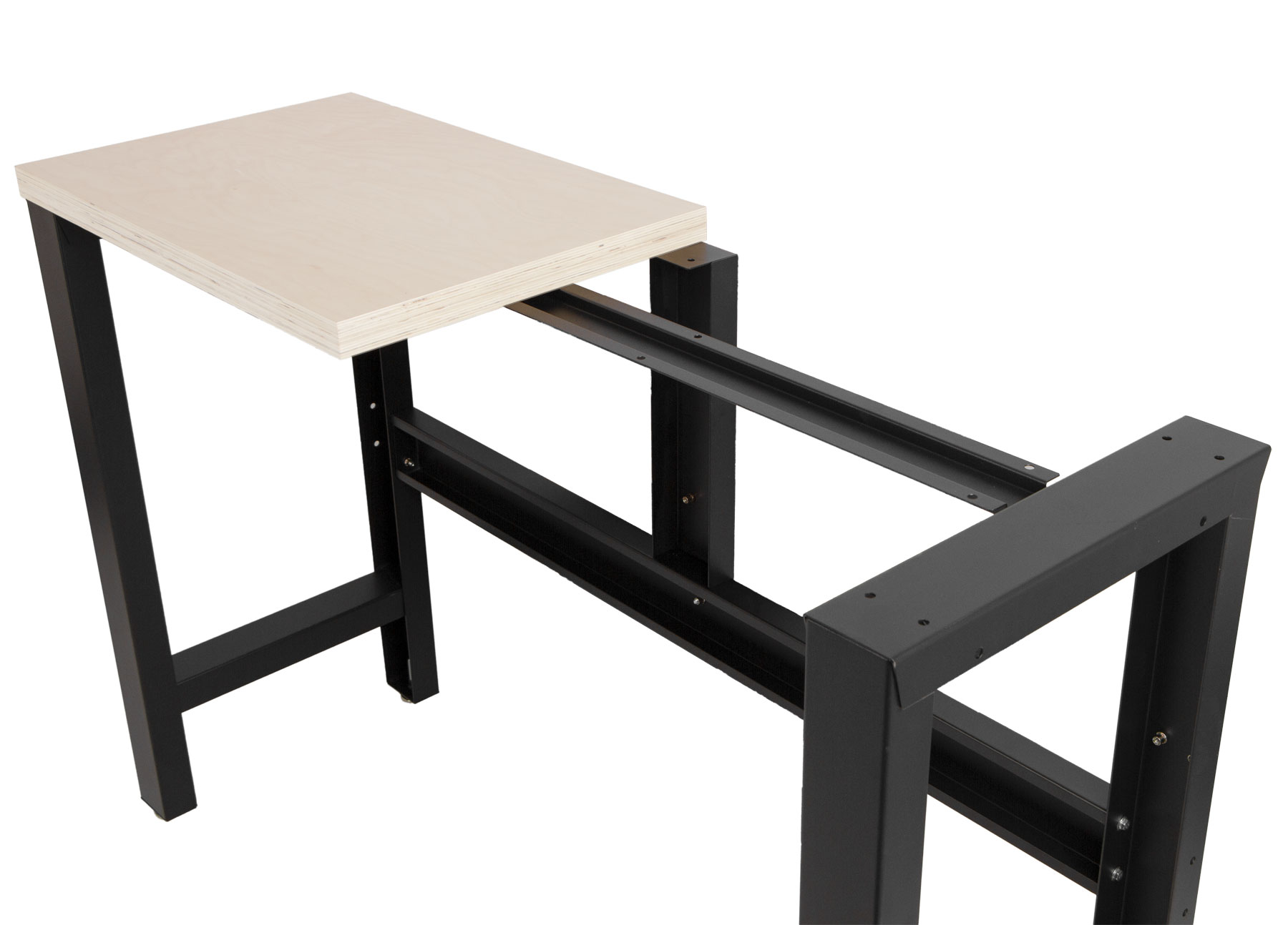Pracovný stôl do dielenskej zostavy, 1360 x 460 x 900 mm - TSB1300