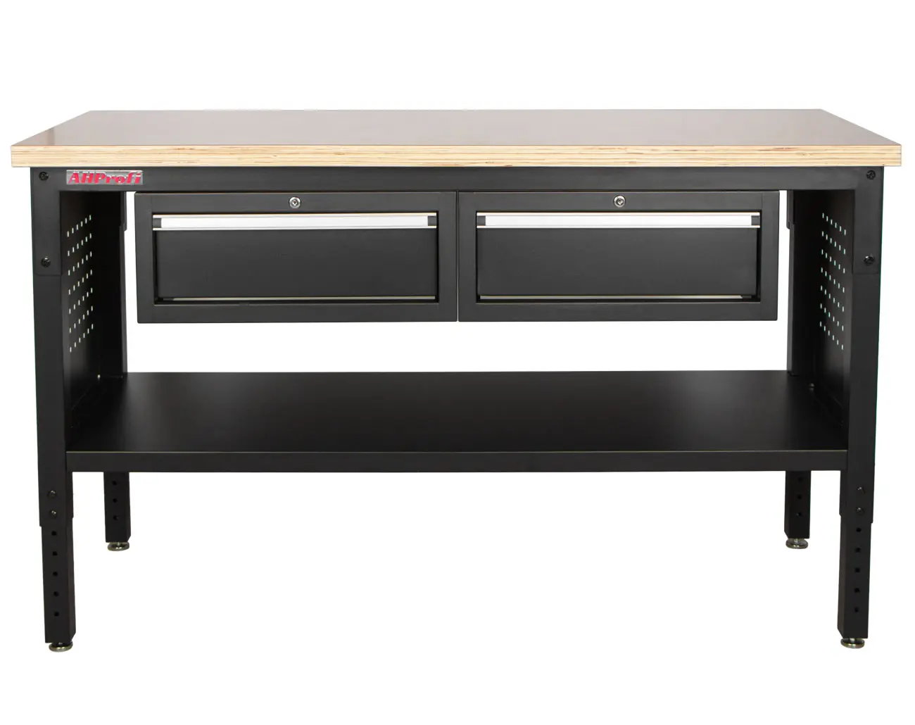 Dílenský stůl EXPERT s dřevěnou deskou, 2 zásuvky - TSP6024BAL1