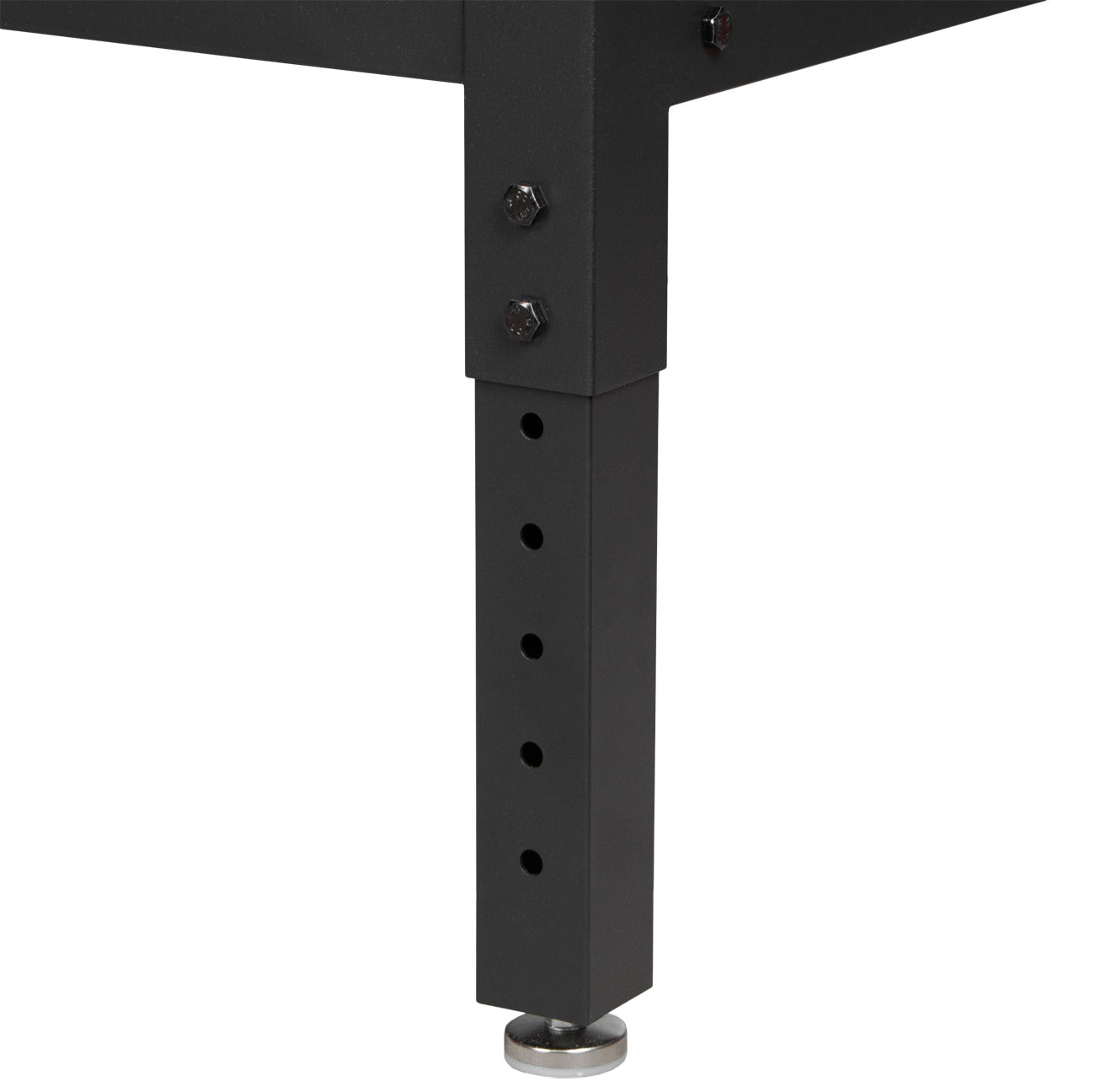 Výškově nastavitelný dílenský stůl s dřevěnou deskou, 183 cm - TSP7224