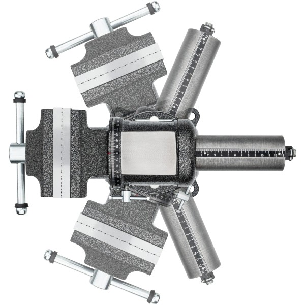 Dílenský svěrák s otočným talířem, 150mm - V6150N