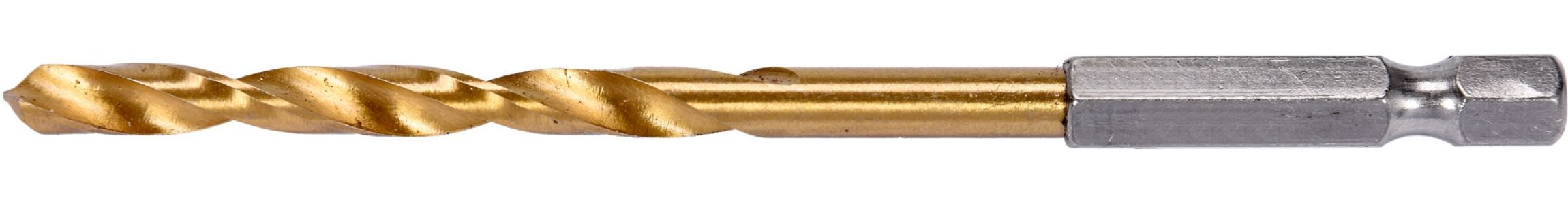 Vrták na kov 5mm TITAN 1/4", délka 106mm - YT-44761