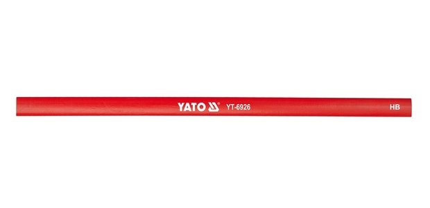 Tužka tesařská 245 mm červená 144ks - YT-6926