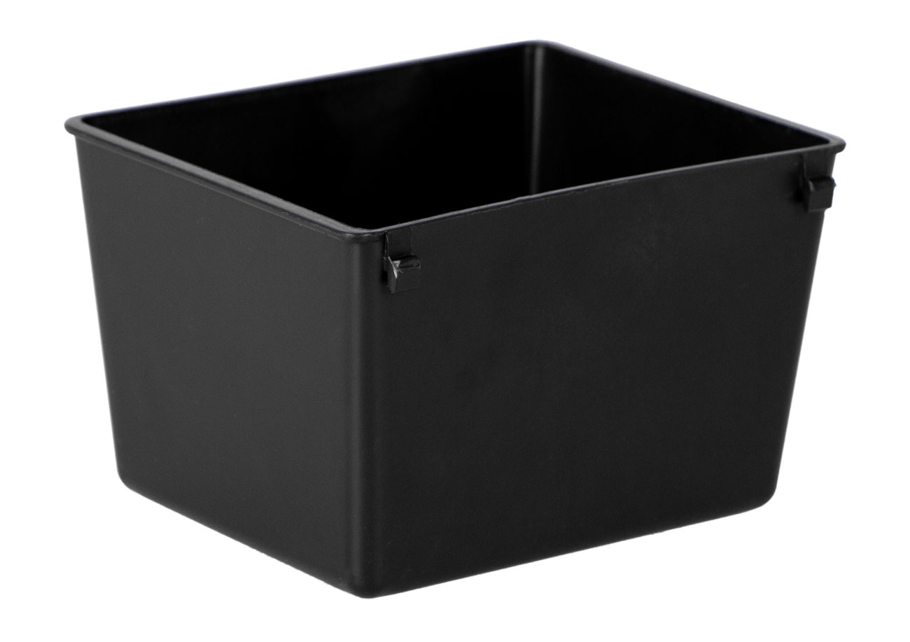 Plastový box do děrované desky, černý - ZS003704B